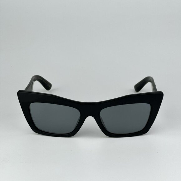 D&G DG4435 25256G BRAND NEW Sunglasses Matte Black Gray Mirrored Cat Eye Women main image 12